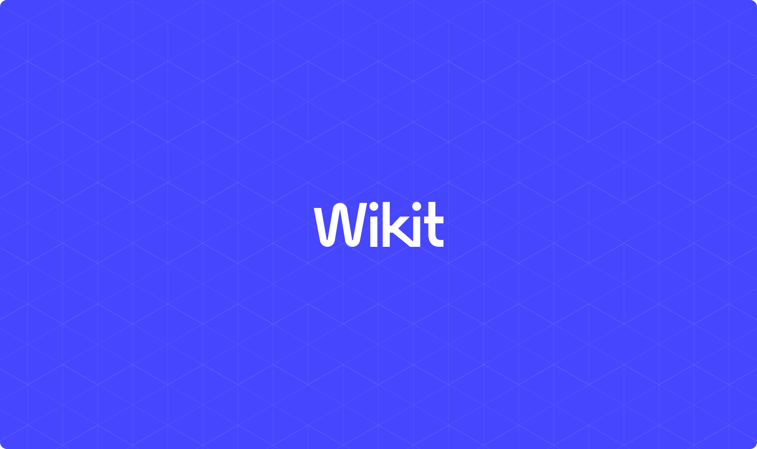 Wikit Introduction