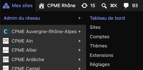 Admin Reseau Cpme