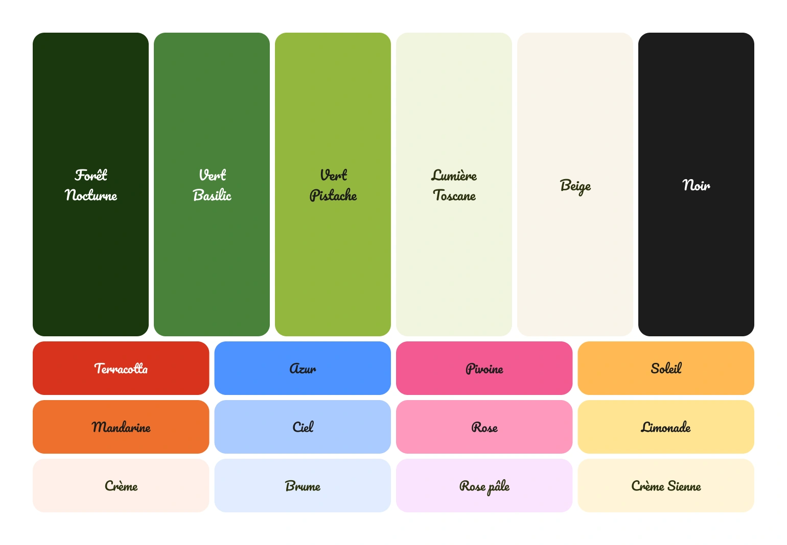 couleurs